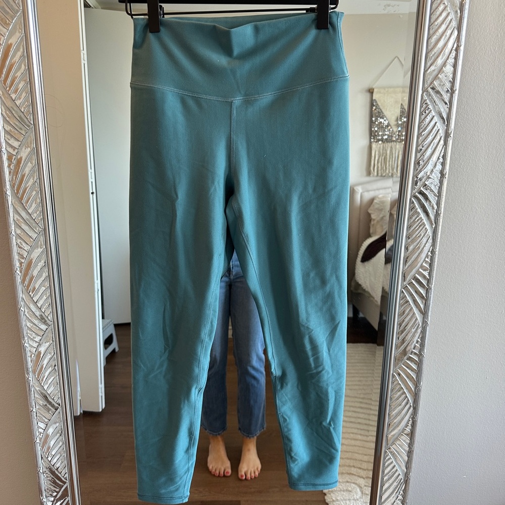 Abercrombie & Fitch YPB Teal High-Waisted 7/8 Leggings